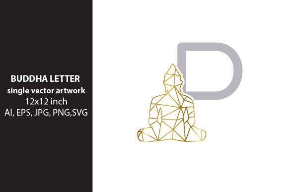 Buddha, Letter P: A Unique Design for Creative Expression