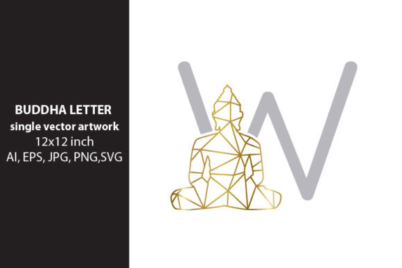 Buddha, Letter W: A Unique Design Element for Creative Workflows
