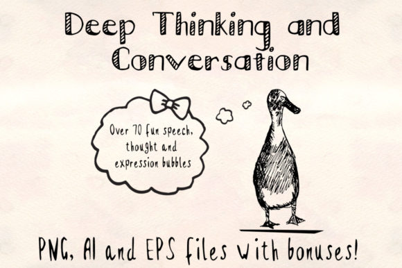Deep Thinking and Conversation: A Creative Graphics Kit for Modern Designers
