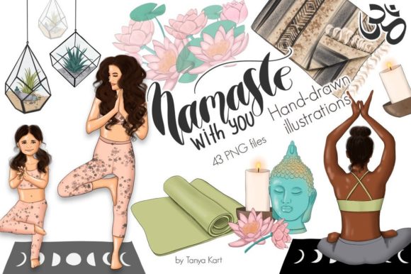 Discover the Beauty of Namaste with You Clip Art