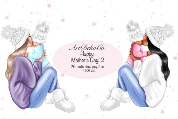 Mothers Day Clipart, Mom Clipart: Enhancing Creativity and Workflow