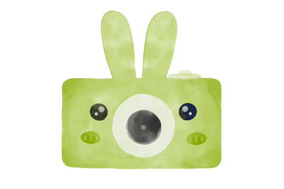 Watercolor Cute Camera Clipart 1: A Versatile Design Asset for Creative Projects